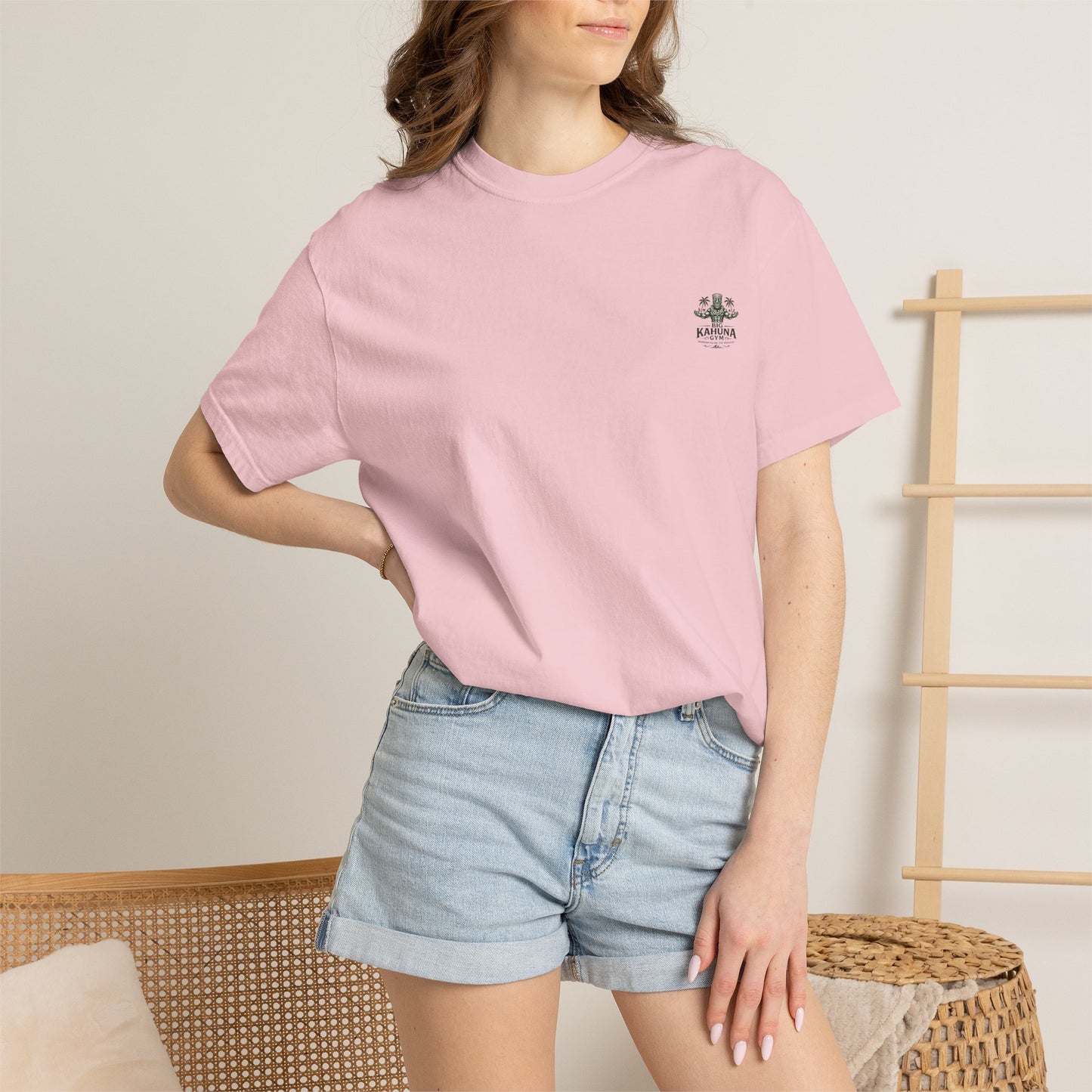 Island Time Yoga T-Shirt — "Big Kahuna" Gym Style, Relaxed Vibe