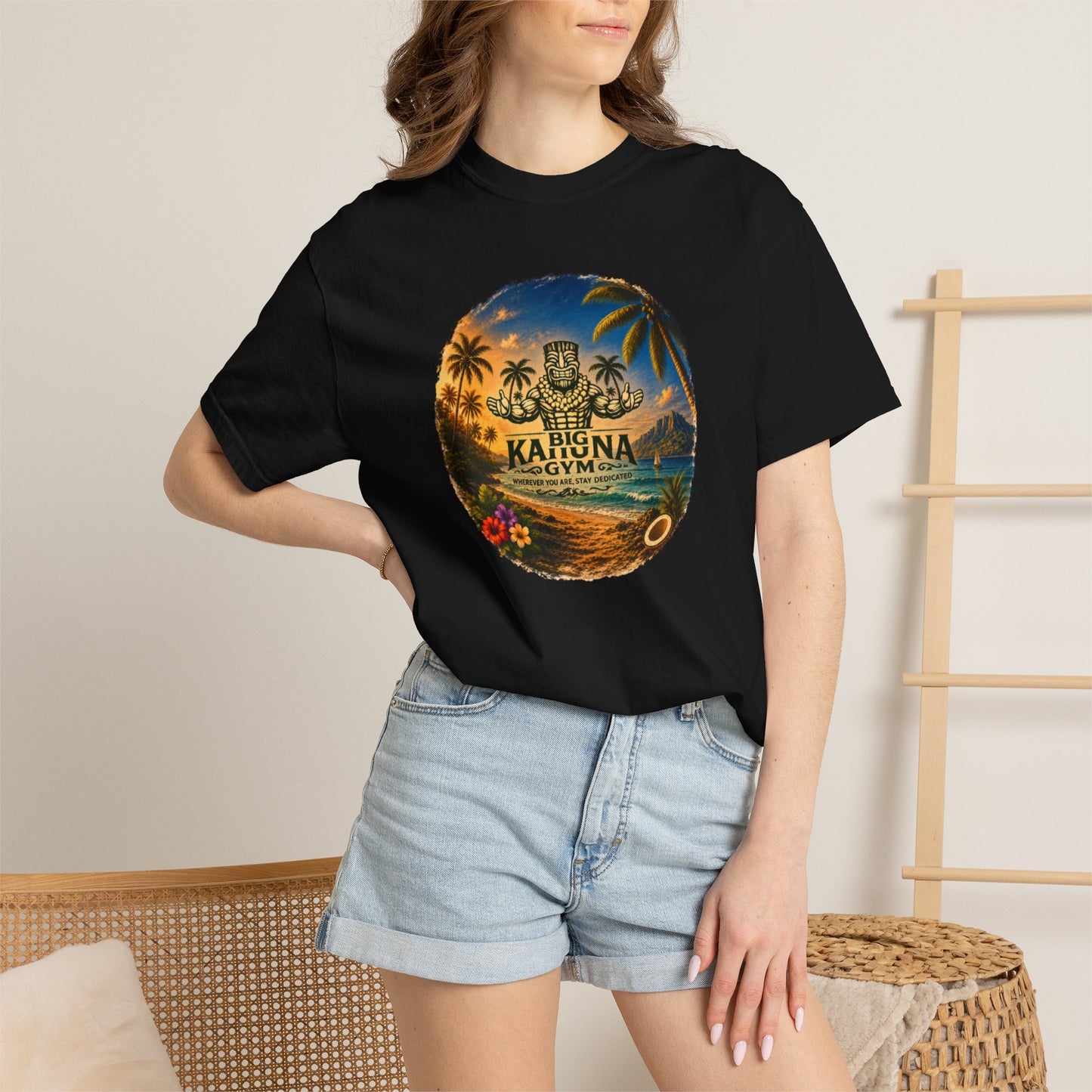 Big Kahuna Gym Island T-Shirt — Front Logo Tee