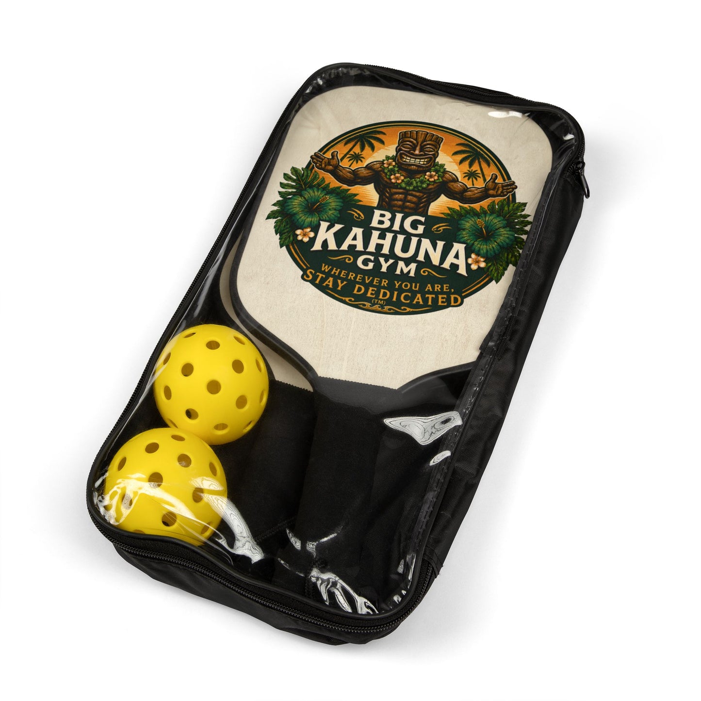 Big Kahuna Pickleball Set — Gym Logo Pickleball Kit