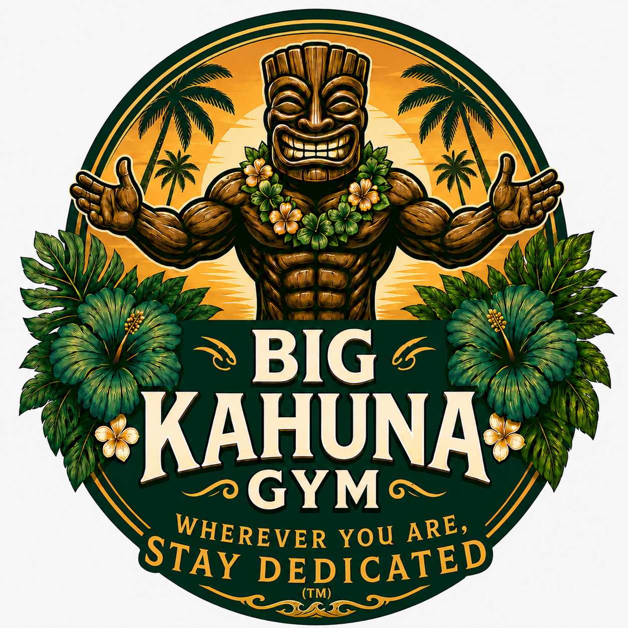 Big Kahuna Gym signature logo collection