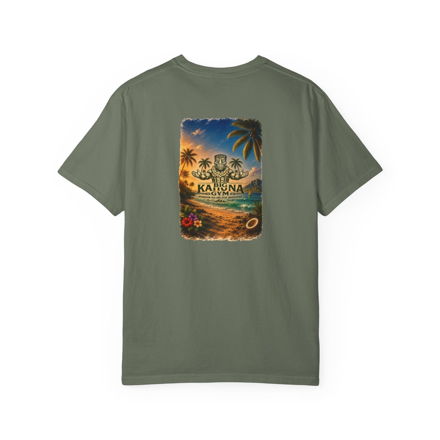 Big Kahuna Gym Beach Logo T-Shirt — Gym & Coffee Shop Casual