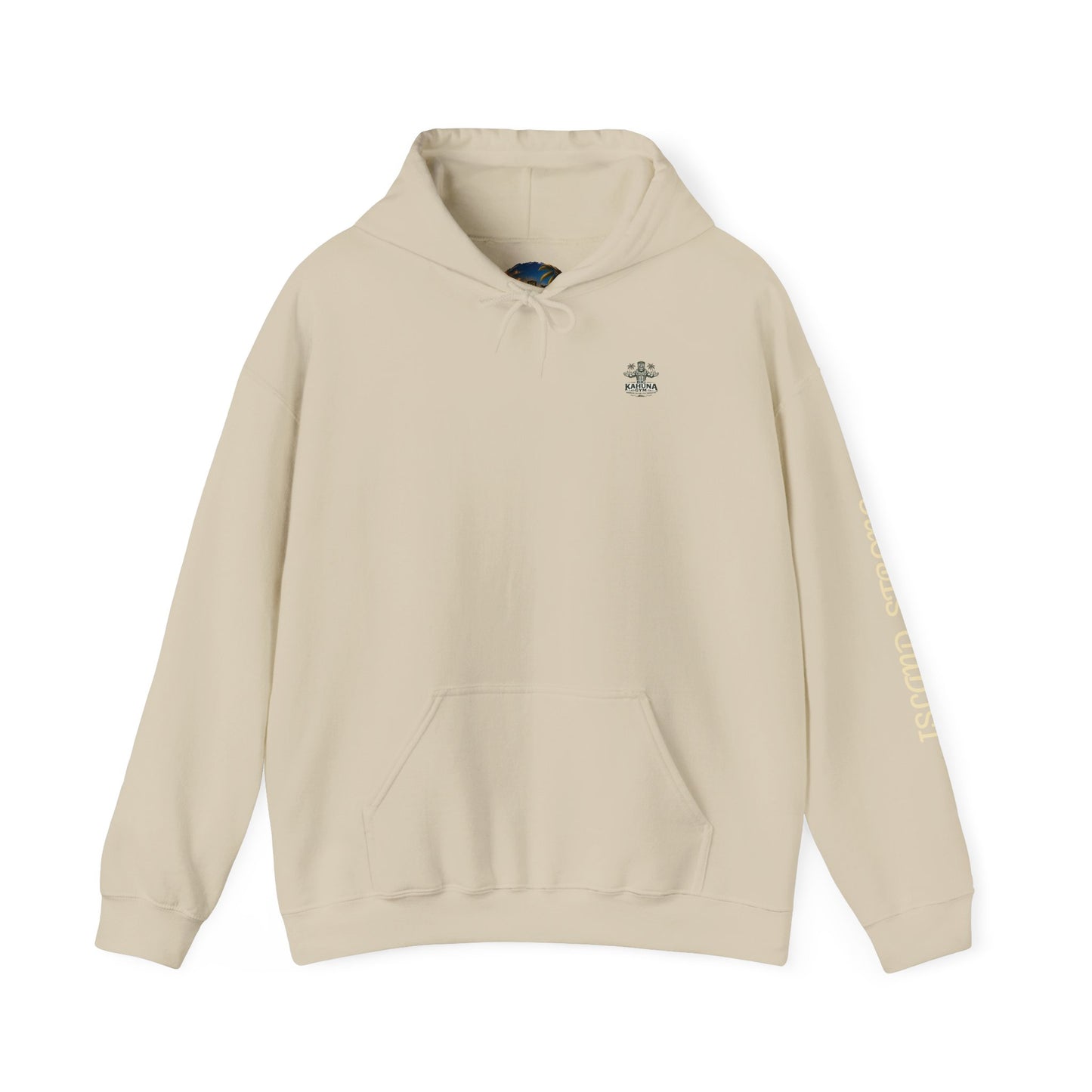 Big Kahuna Gym Hoodie  Sand — Cozy Beach & Post-Workout Sweatshirt