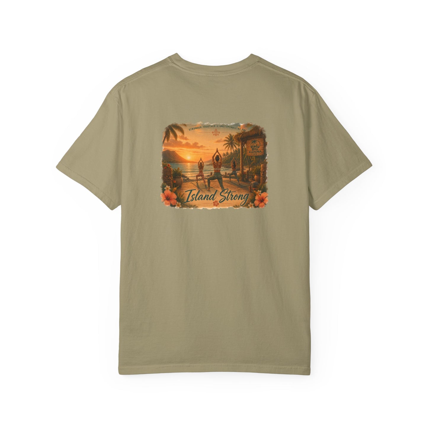 Island Time Yoga T-Shirt — "Big Kahuna" Gym Style, Relaxed Vibe