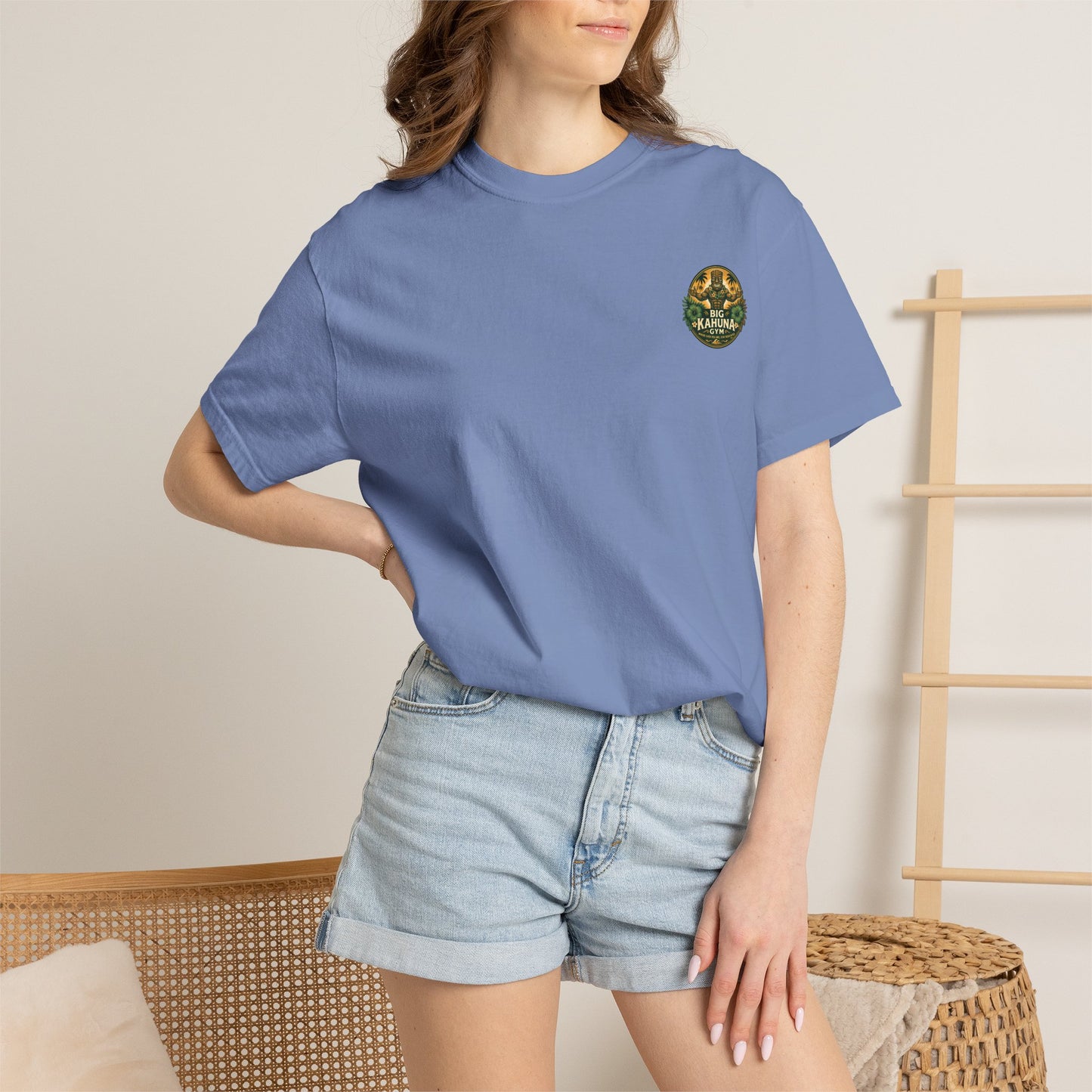 Big Kahuna Gym Beach Logo T-Shirt — Gym & Coffee Shop Casual