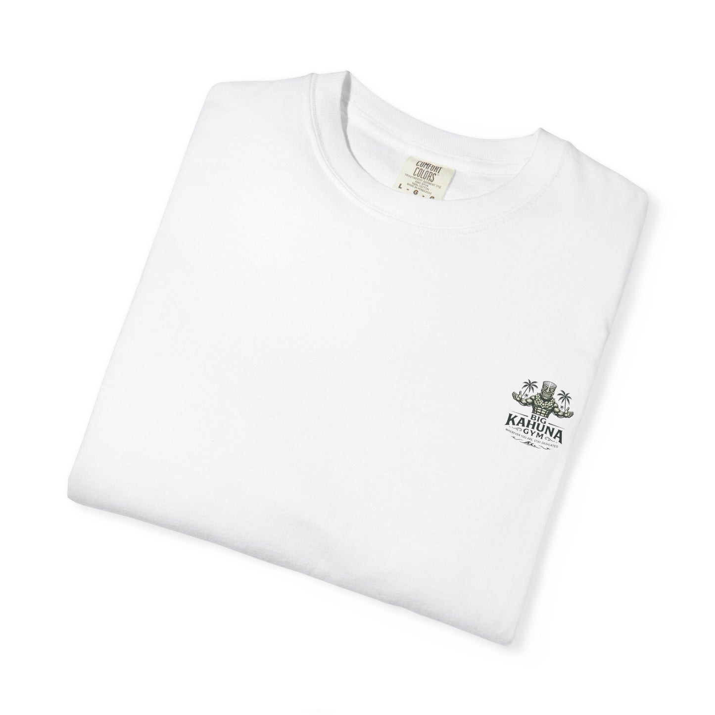Big Kahuna Gym Logo T-Shirt — White | Signature Gym Vibe