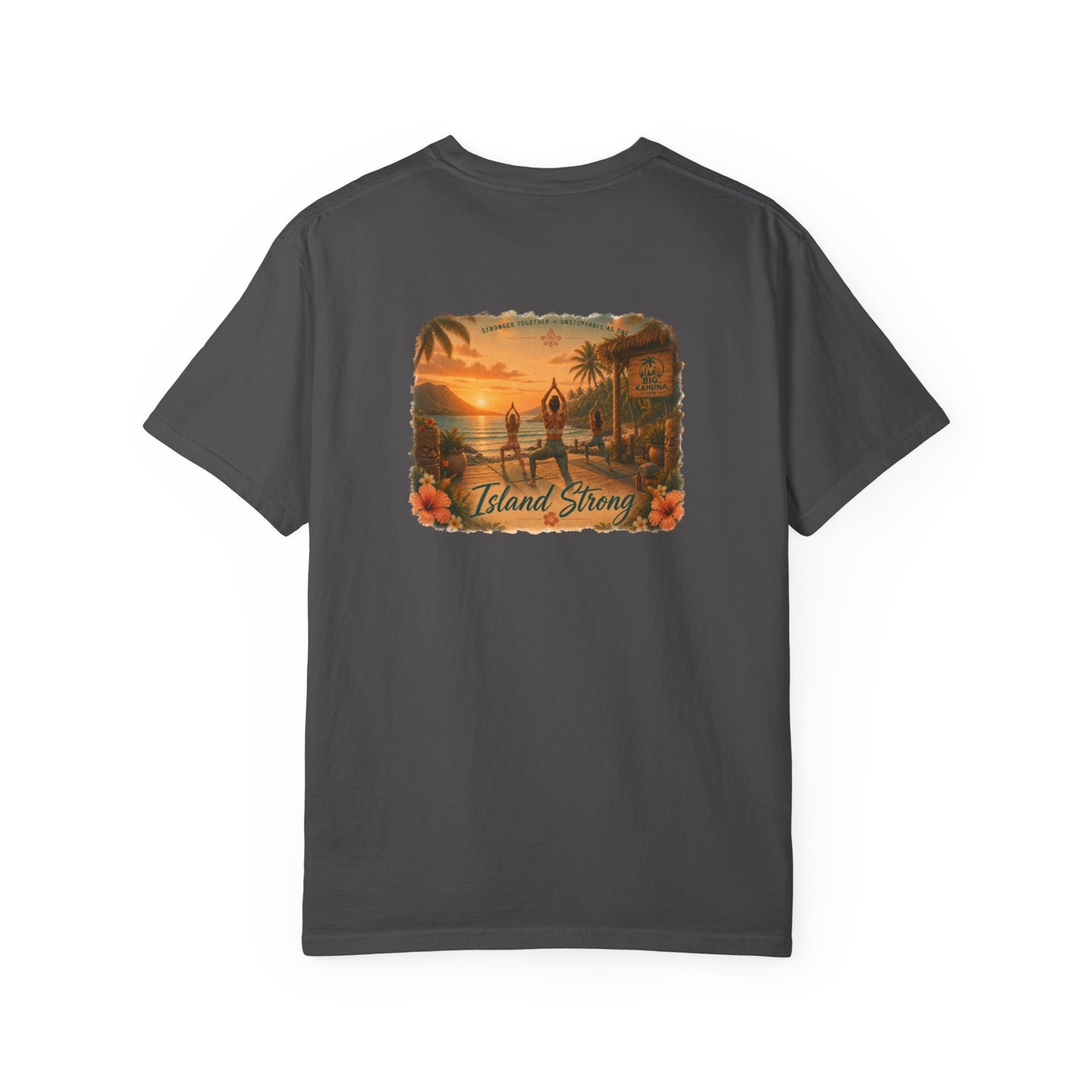 Island Time Yoga T-Shirt — "Big Kahuna" Gym Style, Relaxed Vibe