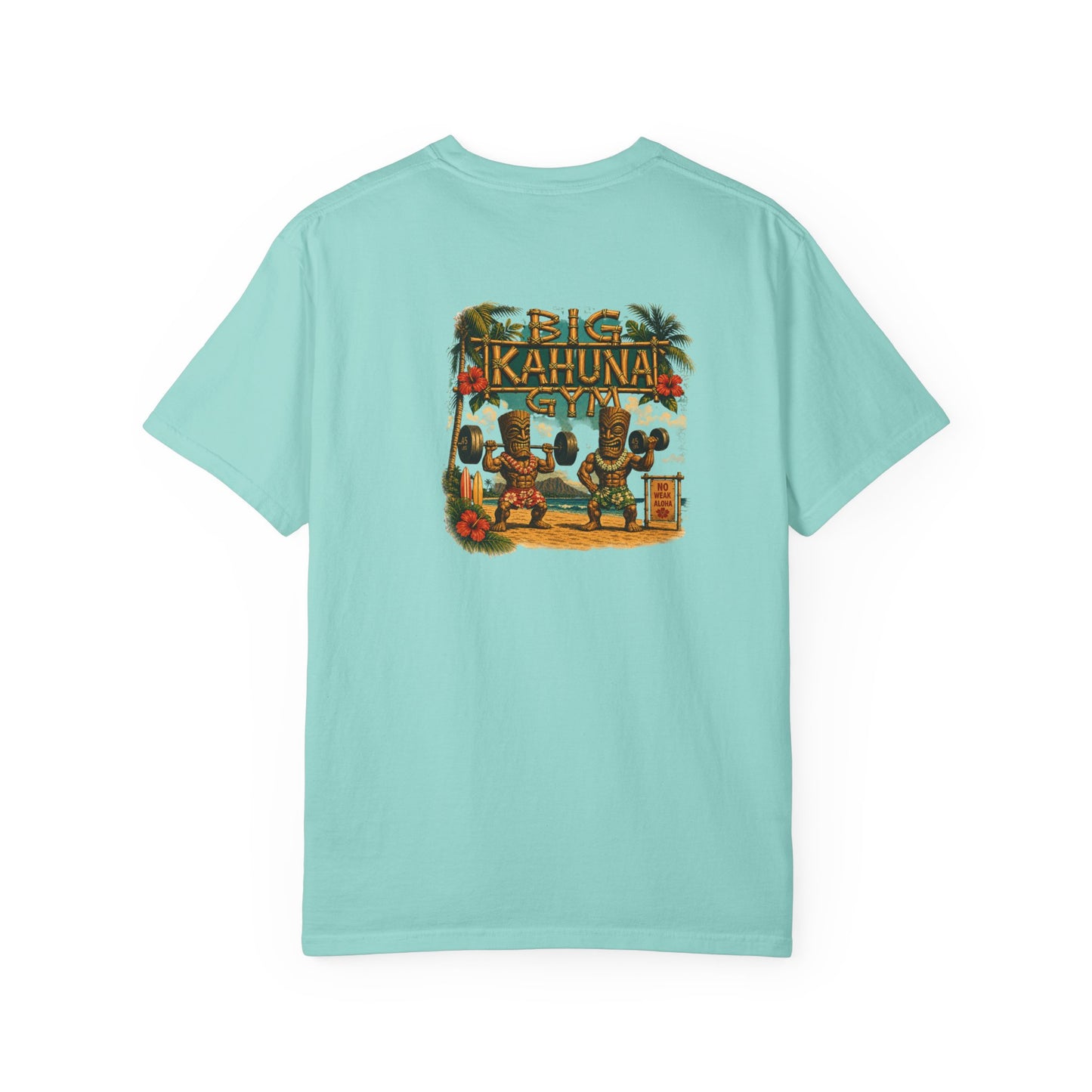 Weightlifting Tiki Beach T-Shirt — Show Your Guns Gym & Casual Tee