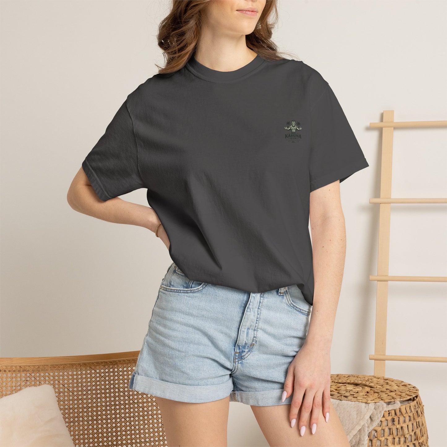 Big Kahuna Gym Logo T-Shirt — Graphite | Signature Gym Vibe