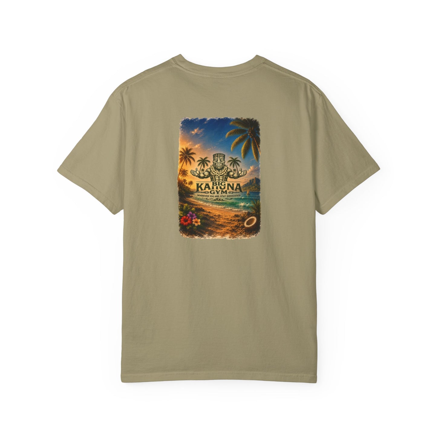 Big Kahuna Gym Beach Logo T-Shirt — Gym & Coffee Shop Casual