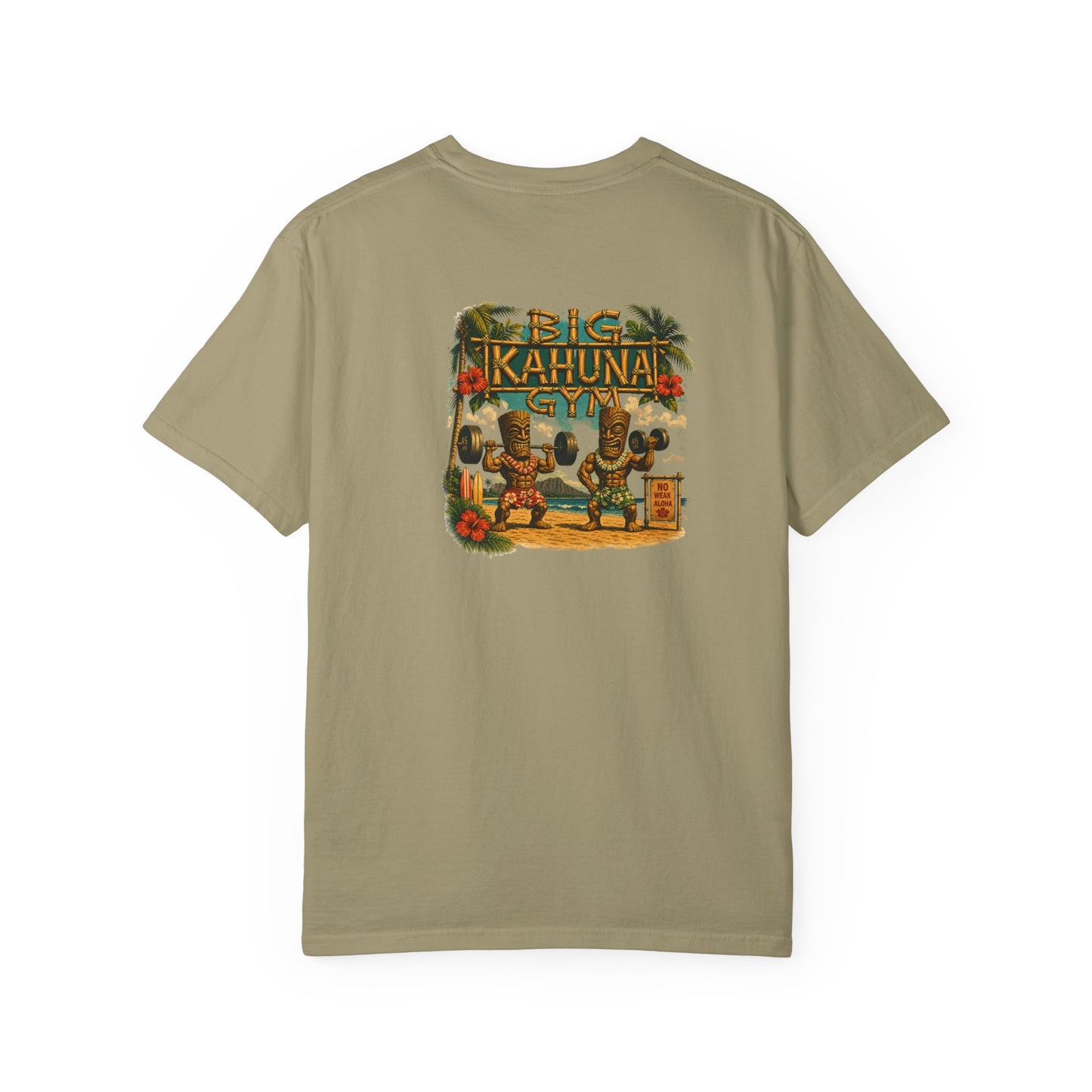 Weightlifting Tiki Beach T-Shirt — Show Your Guns Gym & Casual Tee