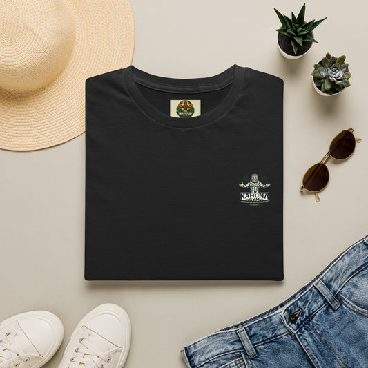 Tiki Beach Weightlifting T-Shirt —Black- Squat & Lift Gym Tee