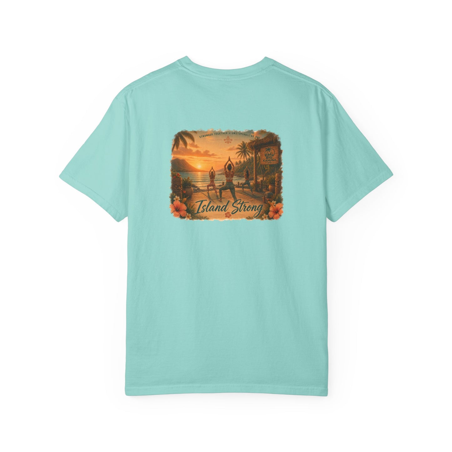 Island Time Yoga T-Shirt — "Big Kahuna" Gym Style, Relaxed Vibe