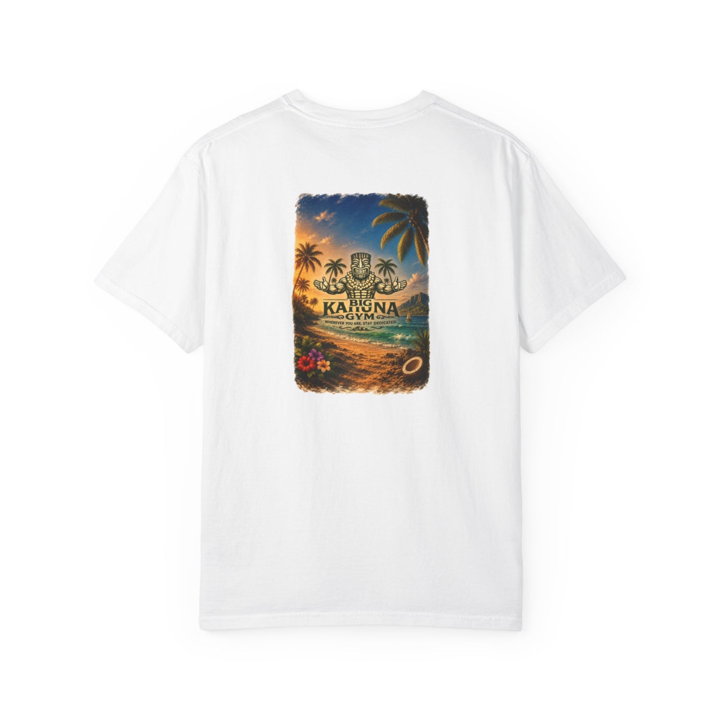 Big Kahuna Gym Beach Logo T-Shirt — Gym & Coffee Shop Casual