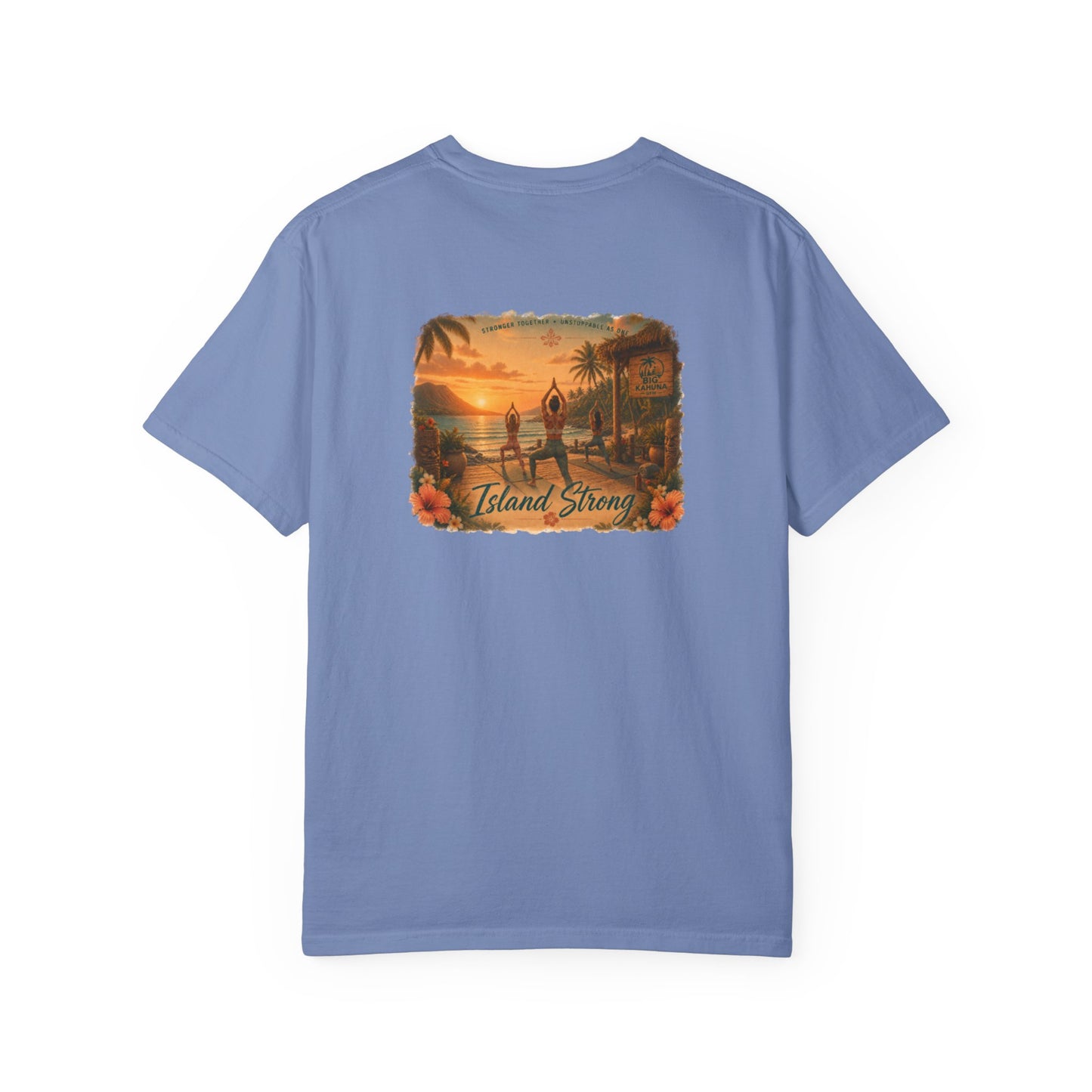 Island Time Yoga T-Shirt — "Big Kahuna" Gym Style, Relaxed Vibe