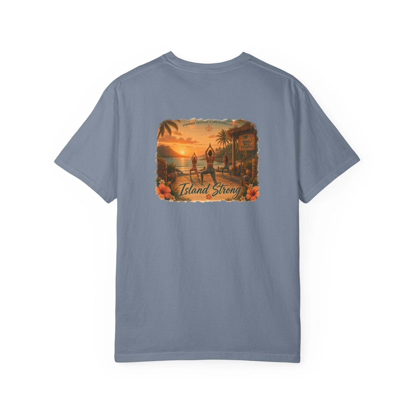 Island Time Yoga T-Shirt — "Big Kahuna" Gym Style, Relaxed Vibe