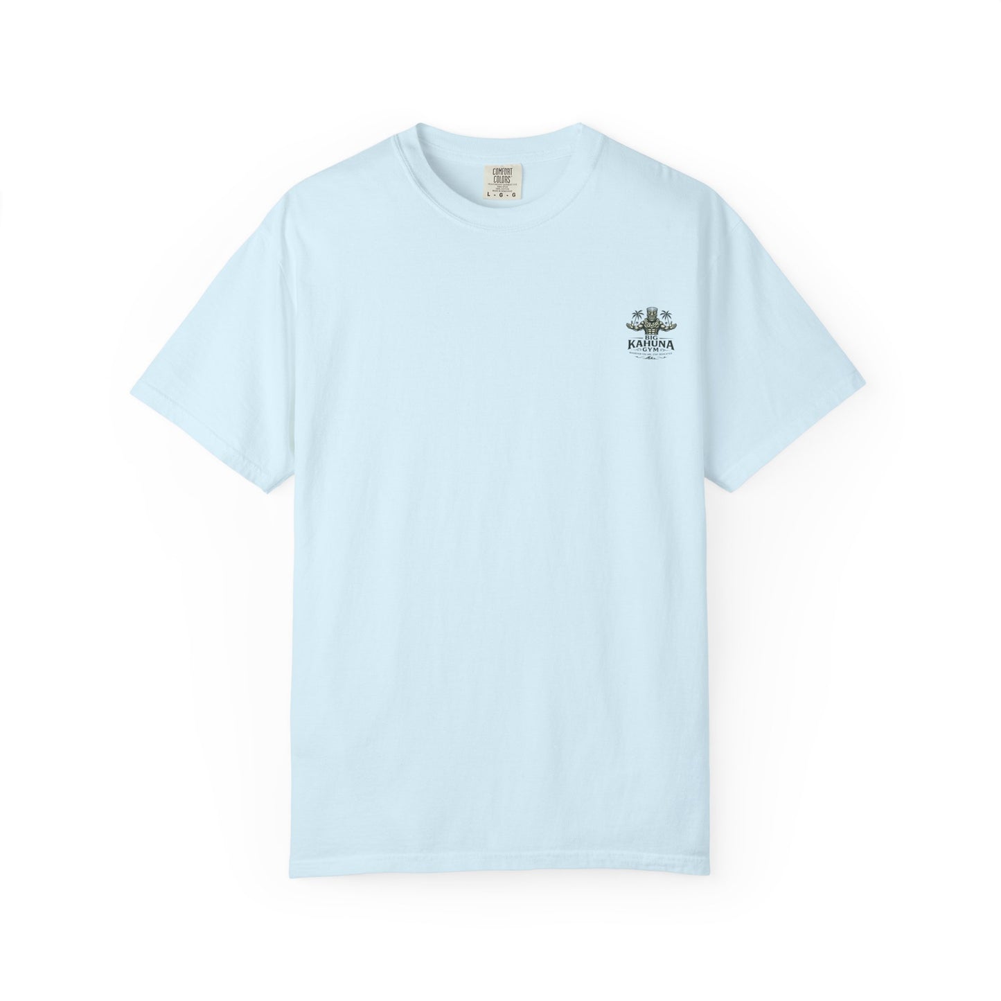 Kettlebell Tiki T-Shirt — "Never Stop Working Even on Vacation"