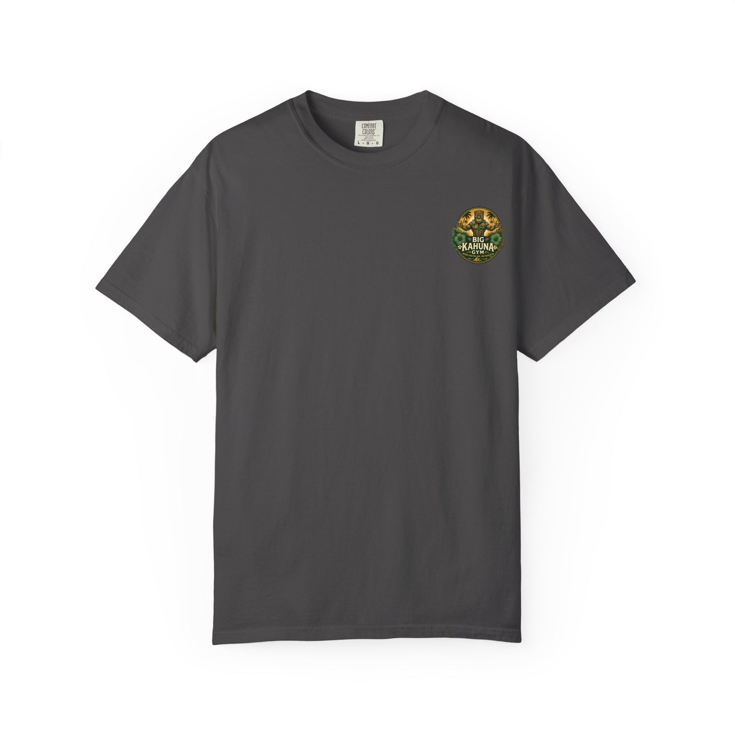 Big Kahuna Gym Beach Logo T-Shirt — Gym & Coffee Shop Casual
