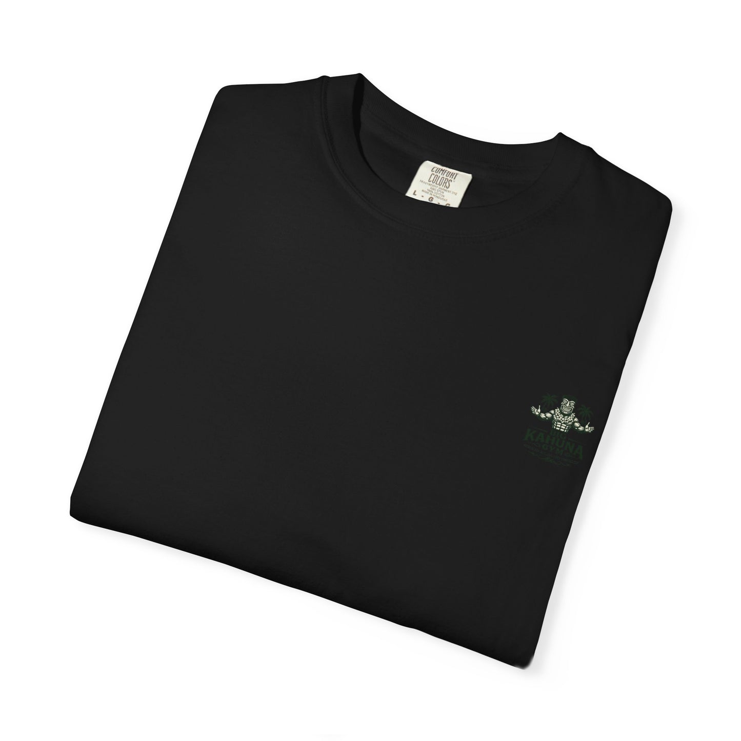 T-Shirt — "Curling Your Life Away in Paradise" Tiki Beach Workout Tee