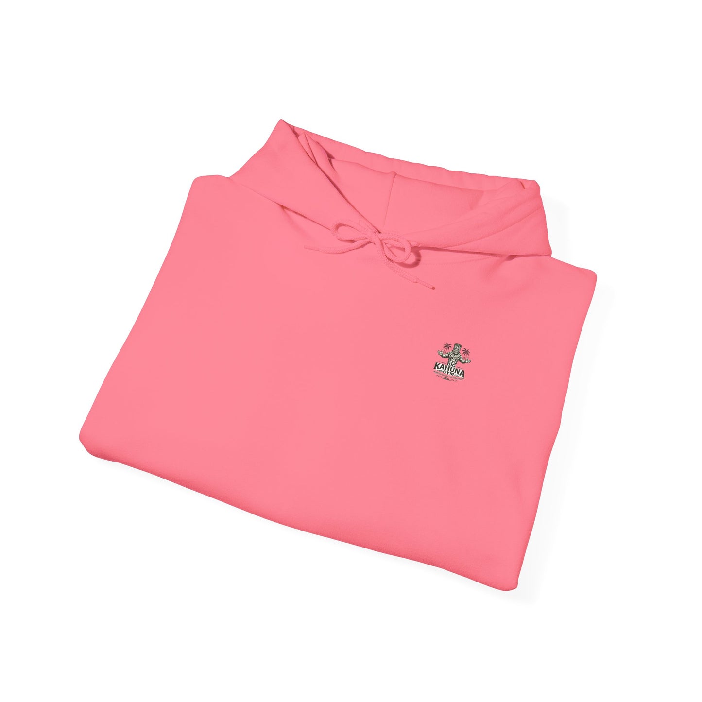 Big Kahuna Gym Hoodie  Safety Pink — Cozy Beach & Post-Workout Sweatshirt