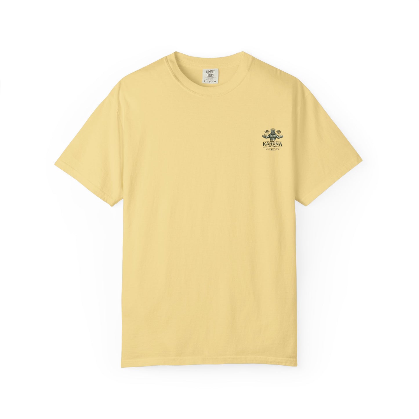 Island Time Yoga T-Shirt — "Big Kahuna" Gym Style, Relaxed Vibe