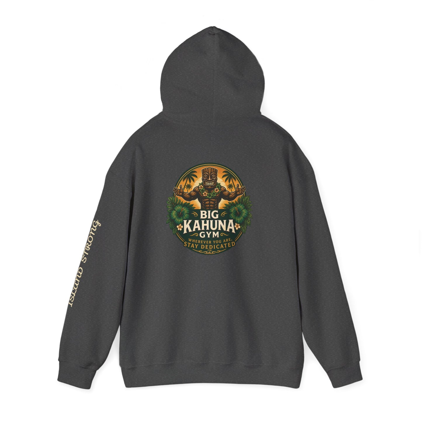 Copy of Big Kahuna Gym Hoodie   Dark Hether— Cozy Beach & Post-Workout Sweatshirt