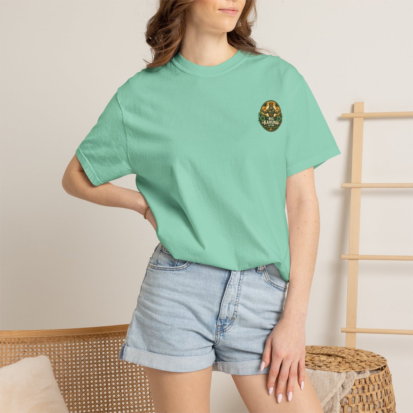 Big Kahuna Gym Beach Logo T-Shirt — Gym & Coffee Shop Casual