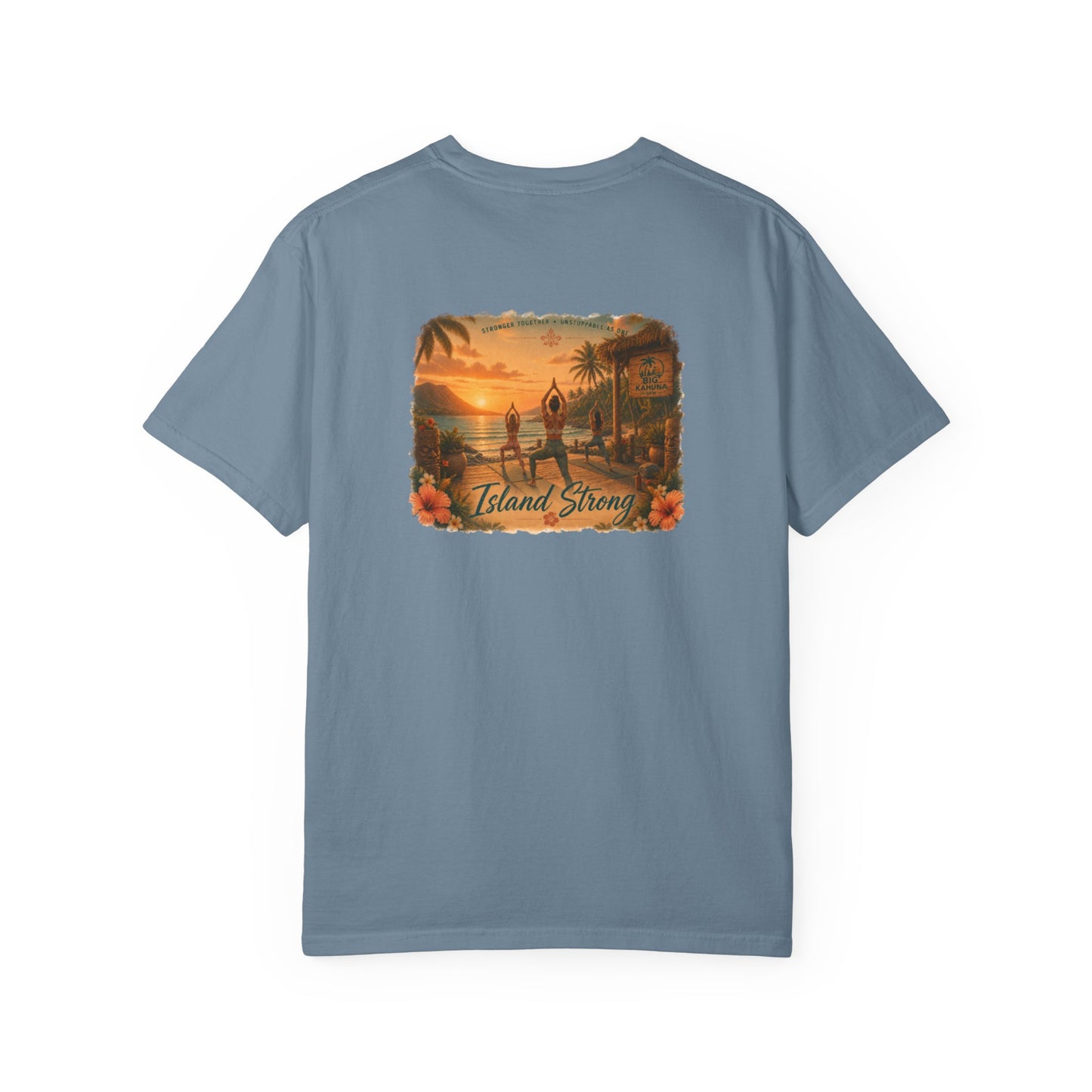 Island Time Yoga T-Shirt — "Big Kahuna" Gym Style, Relaxed Vibe