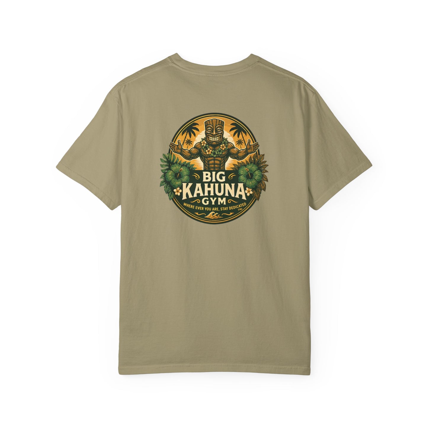 Big Kahuna Gym Logo T-Shirt — Moss | Signature Gym Vibe