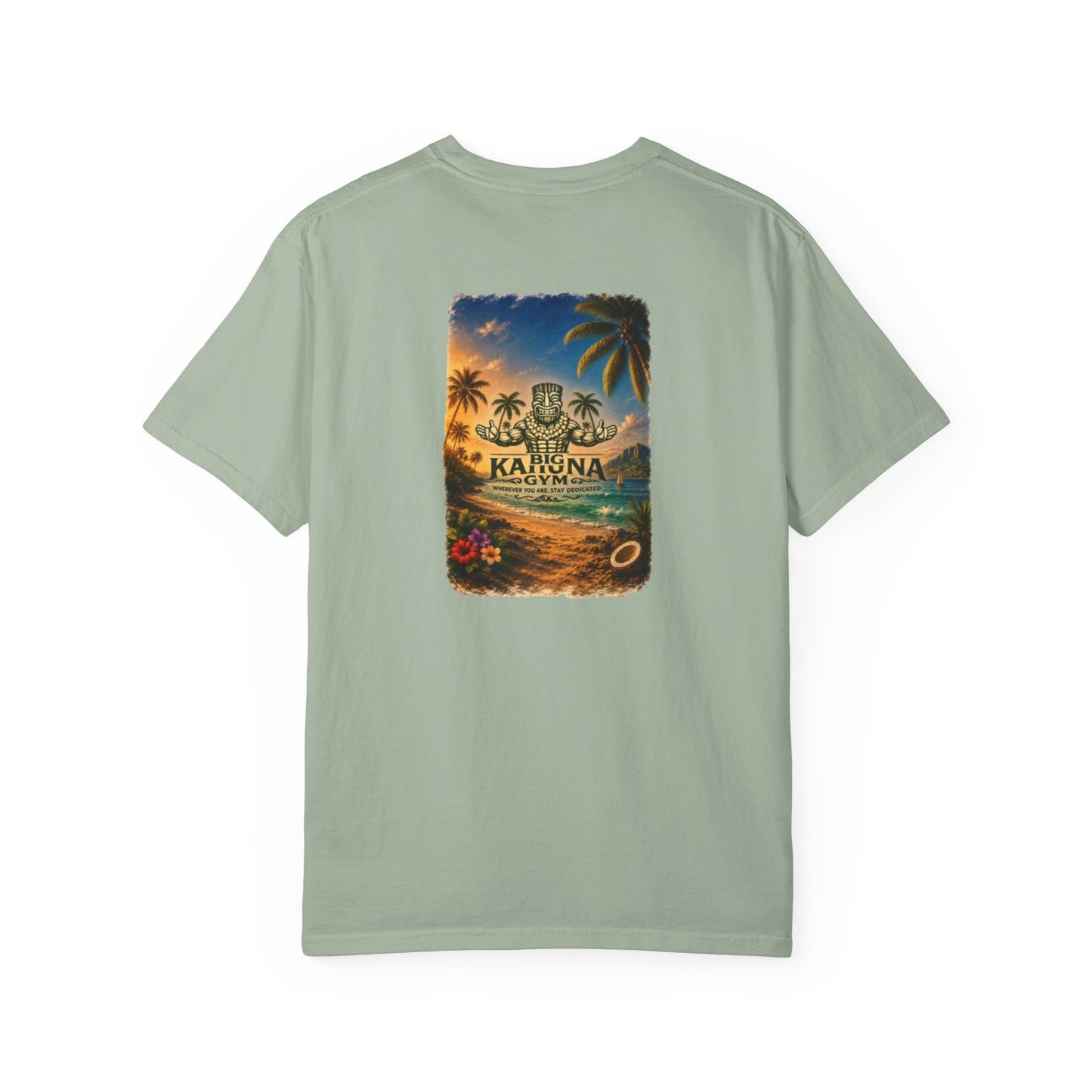 Big Kahuna Gym Beach Logo T-Shirt — Gym & Coffee Shop Casual