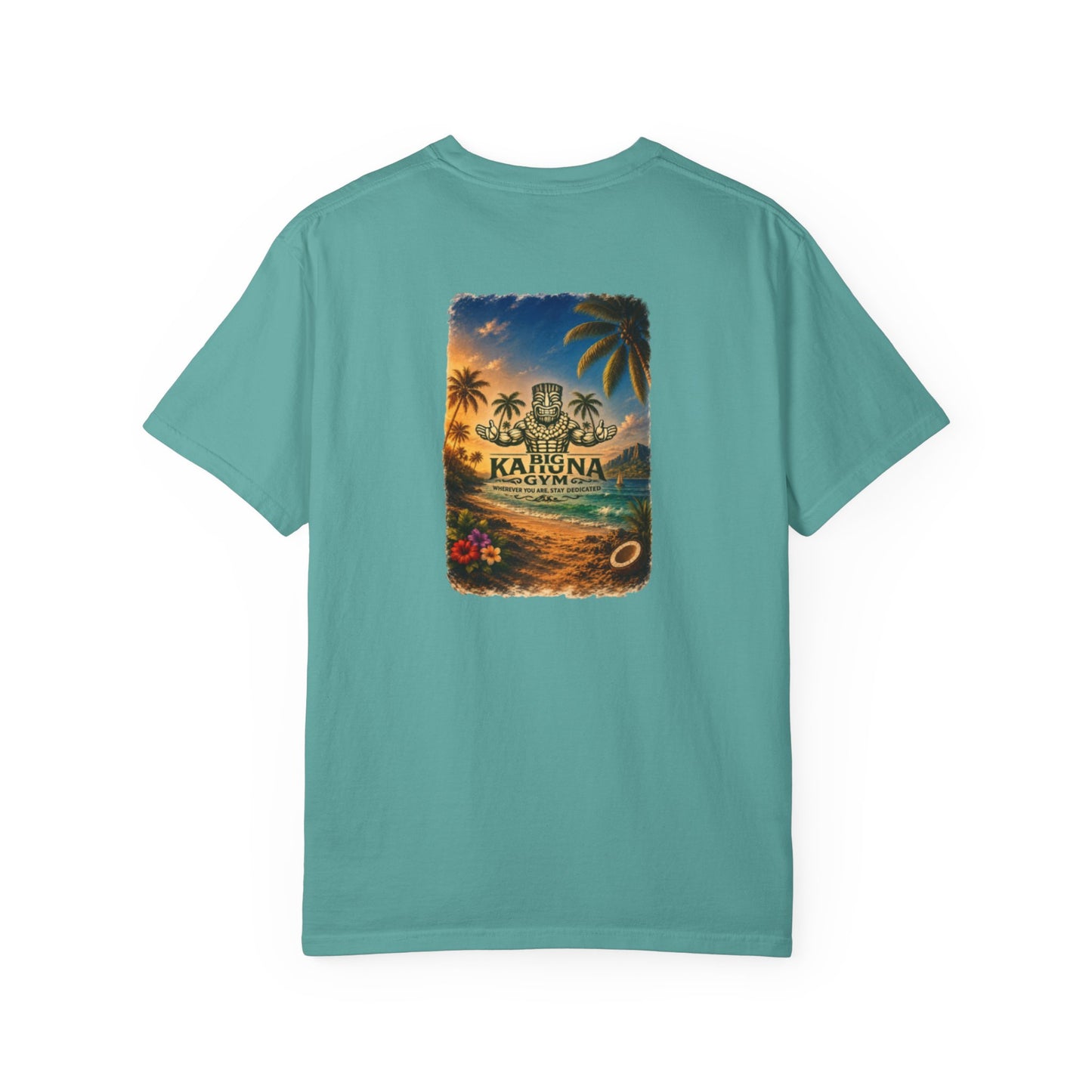 Big Kahuna Gym Beach Logo T-Shirt — Gym & Coffee Shop Casual