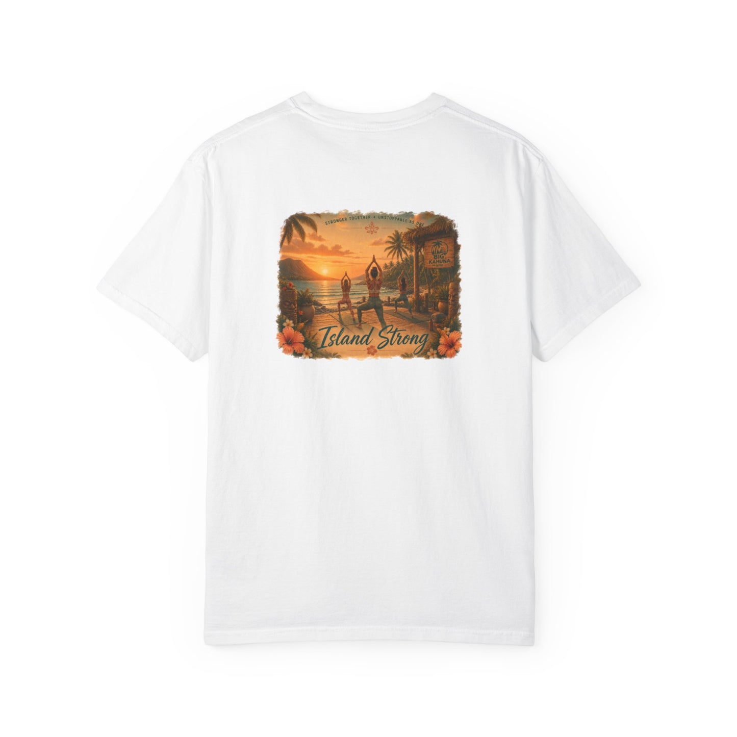 Island Time Yoga T-Shirt — "Big Kahuna" Gym Style, Relaxed Vibe
