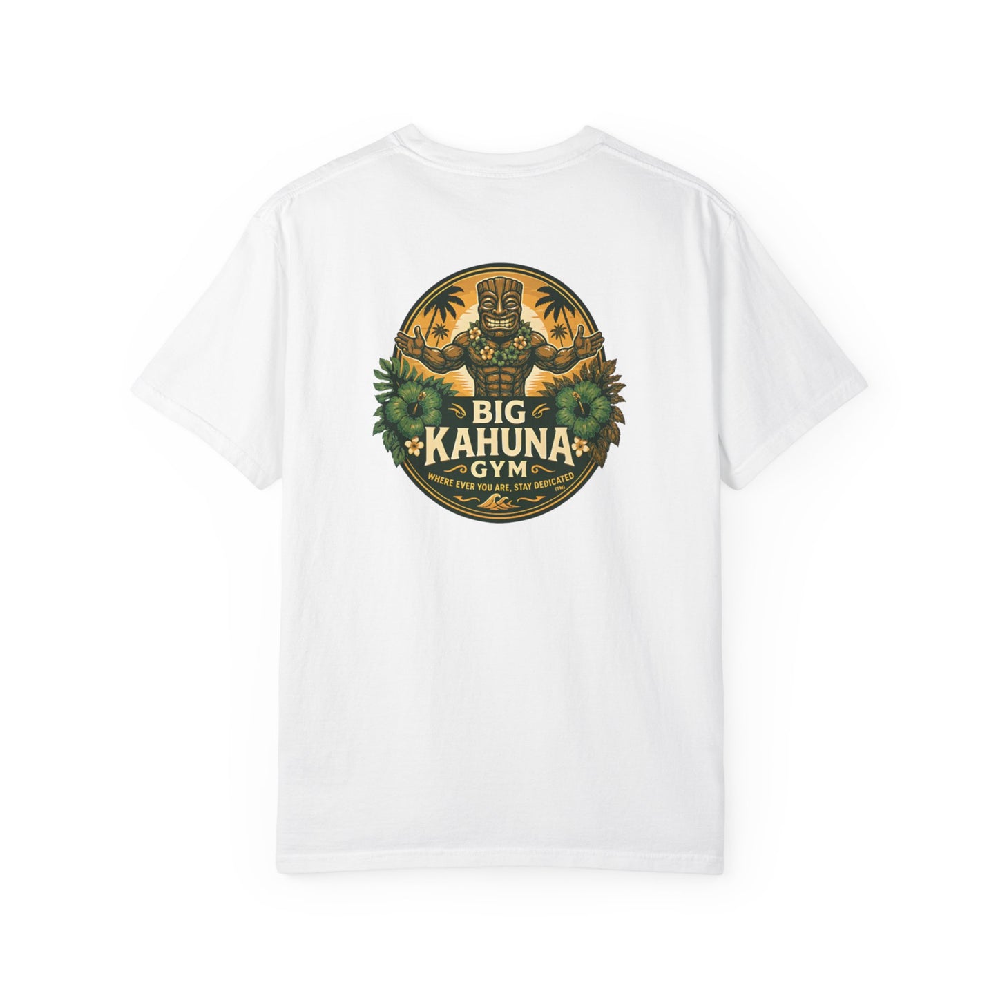 Big Kahuna Gym Logo T-Shirt — White | Signature Gym Vibe