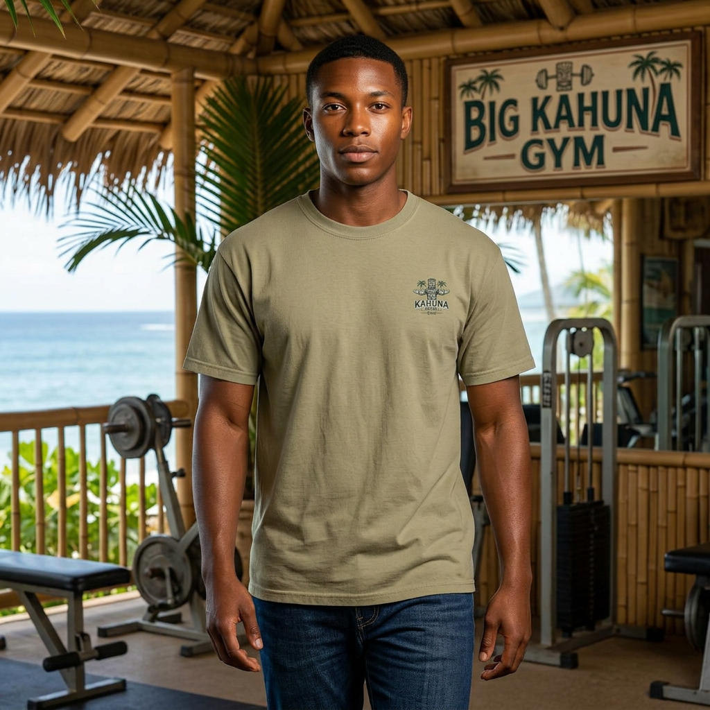 Big Kahuna Gym Running T-Shirt — Run the Islands