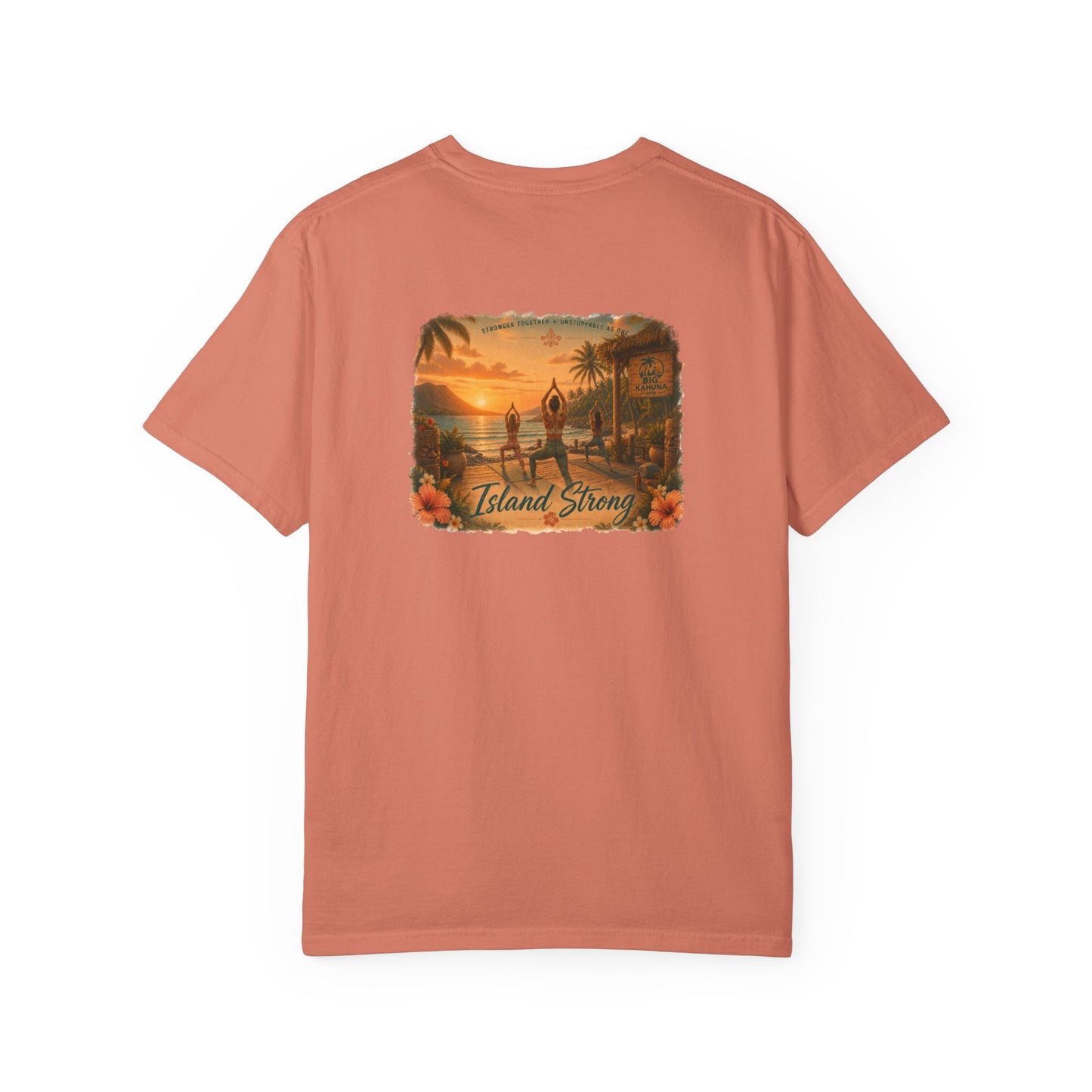 Island Time Yoga T-Shirt — "Big Kahuna" Gym Style, Relaxed Vibe
