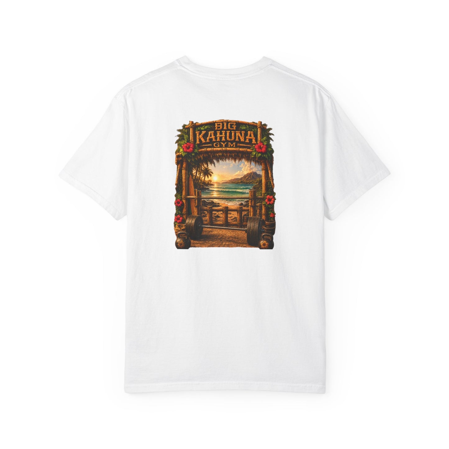 Tropical Gym Vibes T-Shirt — "The Gym Is Calling"