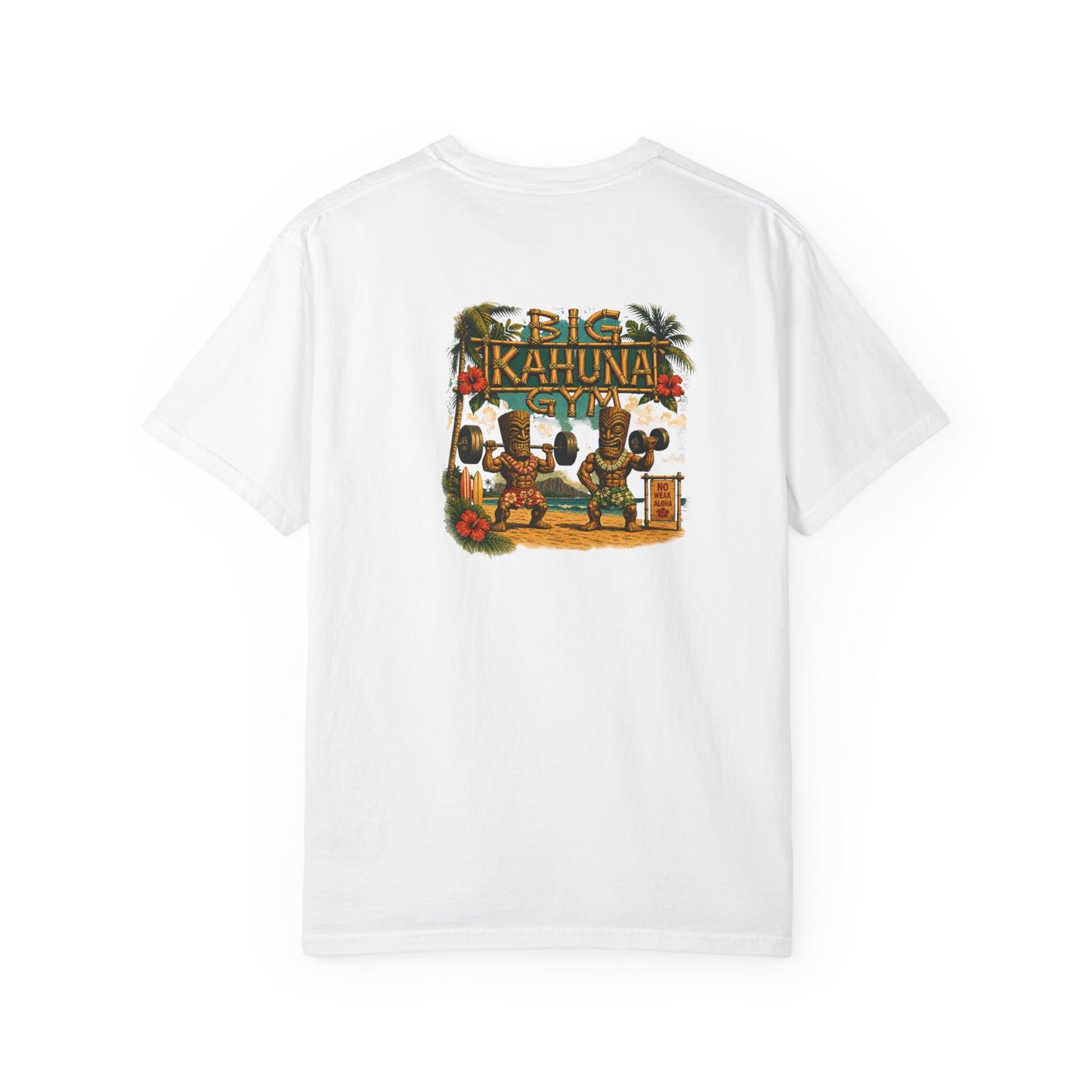 Weightlifting Tiki Beach T-Shirt — Show Your Guns Gym & Casual Tee