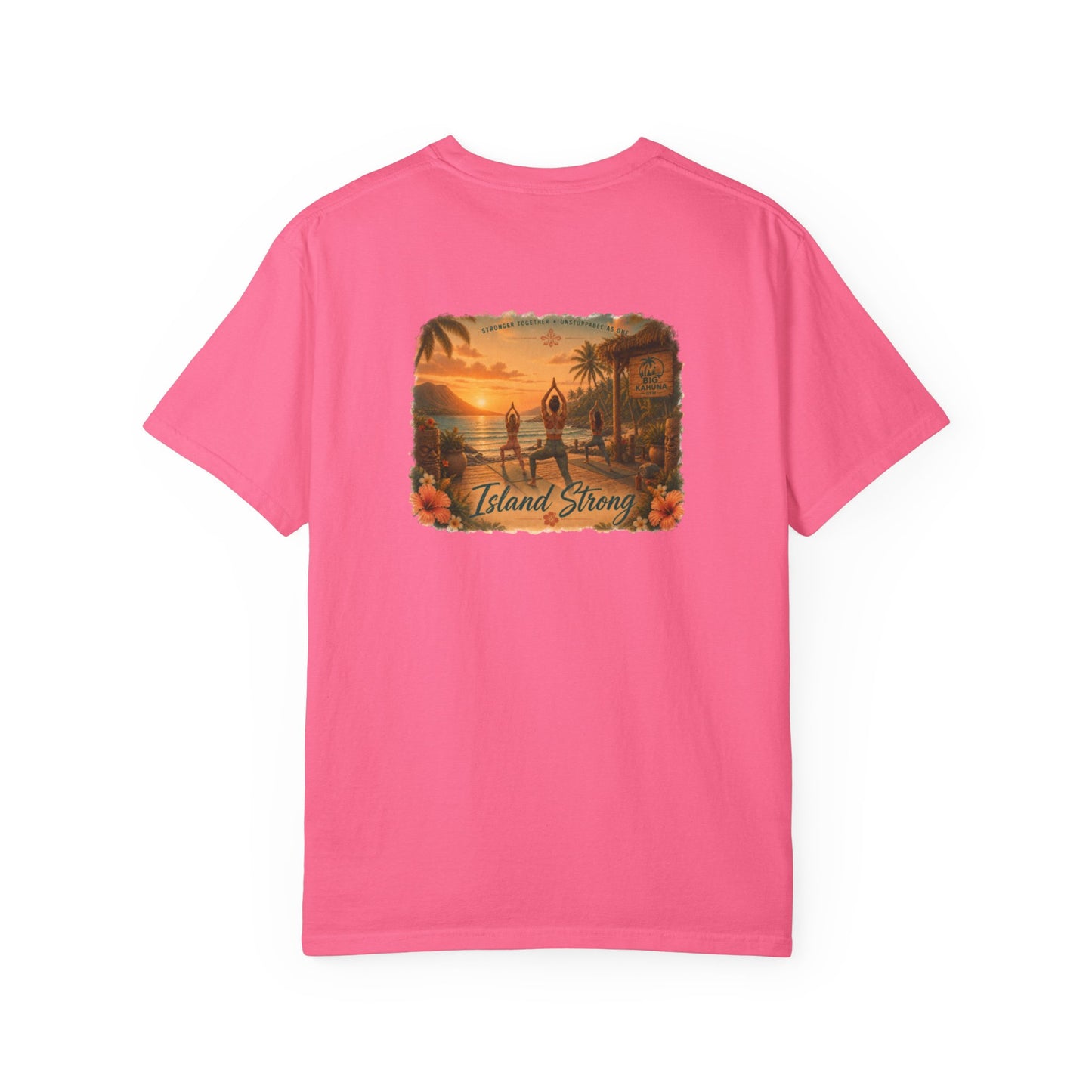 Island Time Yoga T-Shirt — "Big Kahuna" Gym Style, Relaxed Vibe