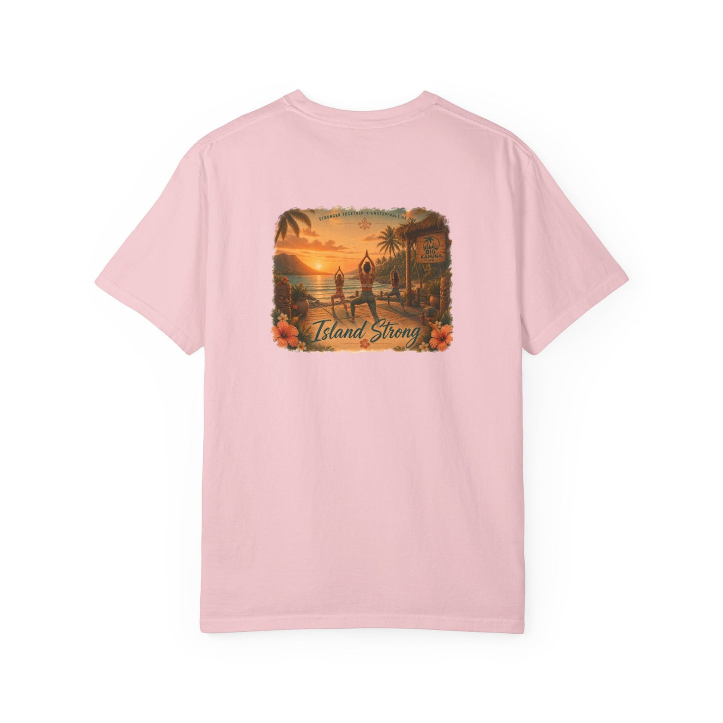Island Time Yoga T-Shirt — "Big Kahuna" Gym Style, Relaxed Vibe