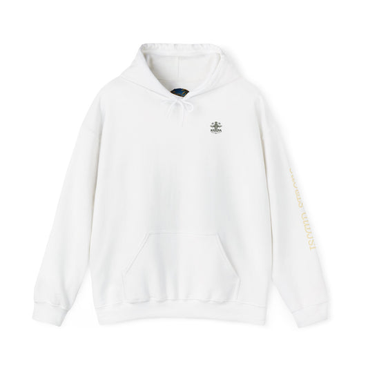 Big Kahuna Gym Hoodie   White— Cozy Beach & Post-Workout Sweatshirt