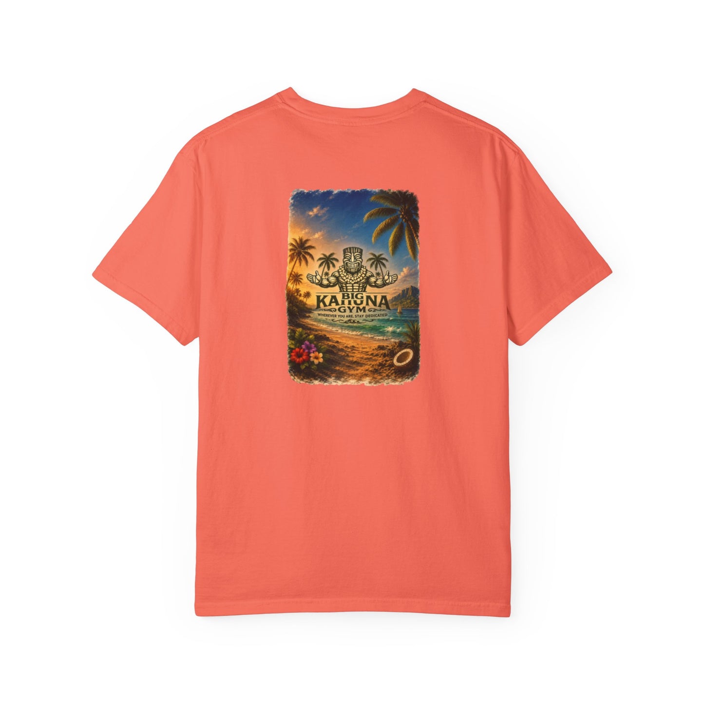Big Kahuna Gym Beach Logo T-Shirt — Gym & Coffee Shop Casual
