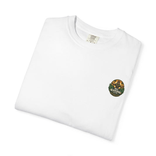 Big Kahuna Gym Beach Logo T-Shirt  White — Gym & Coffee Shop Casual