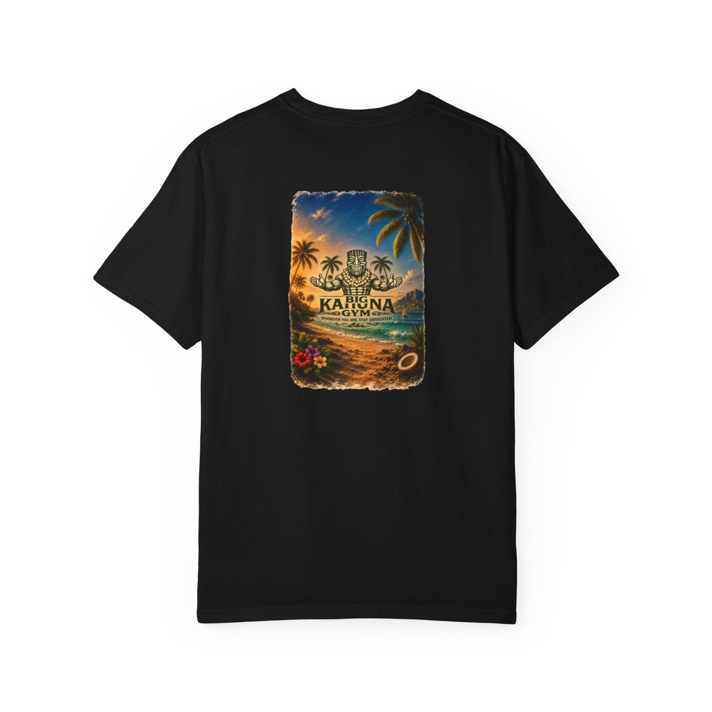 Copy of Big Kahuna Gym Beach Logo T-Shirt  Black — Gym & Coffee Shop Casual