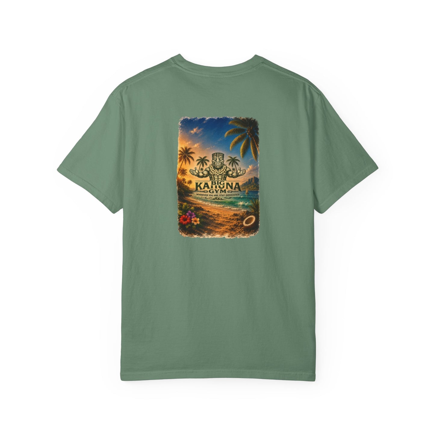 Big Kahuna Gym Beach Logo T-Shirt — Gym & Coffee Shop Casual