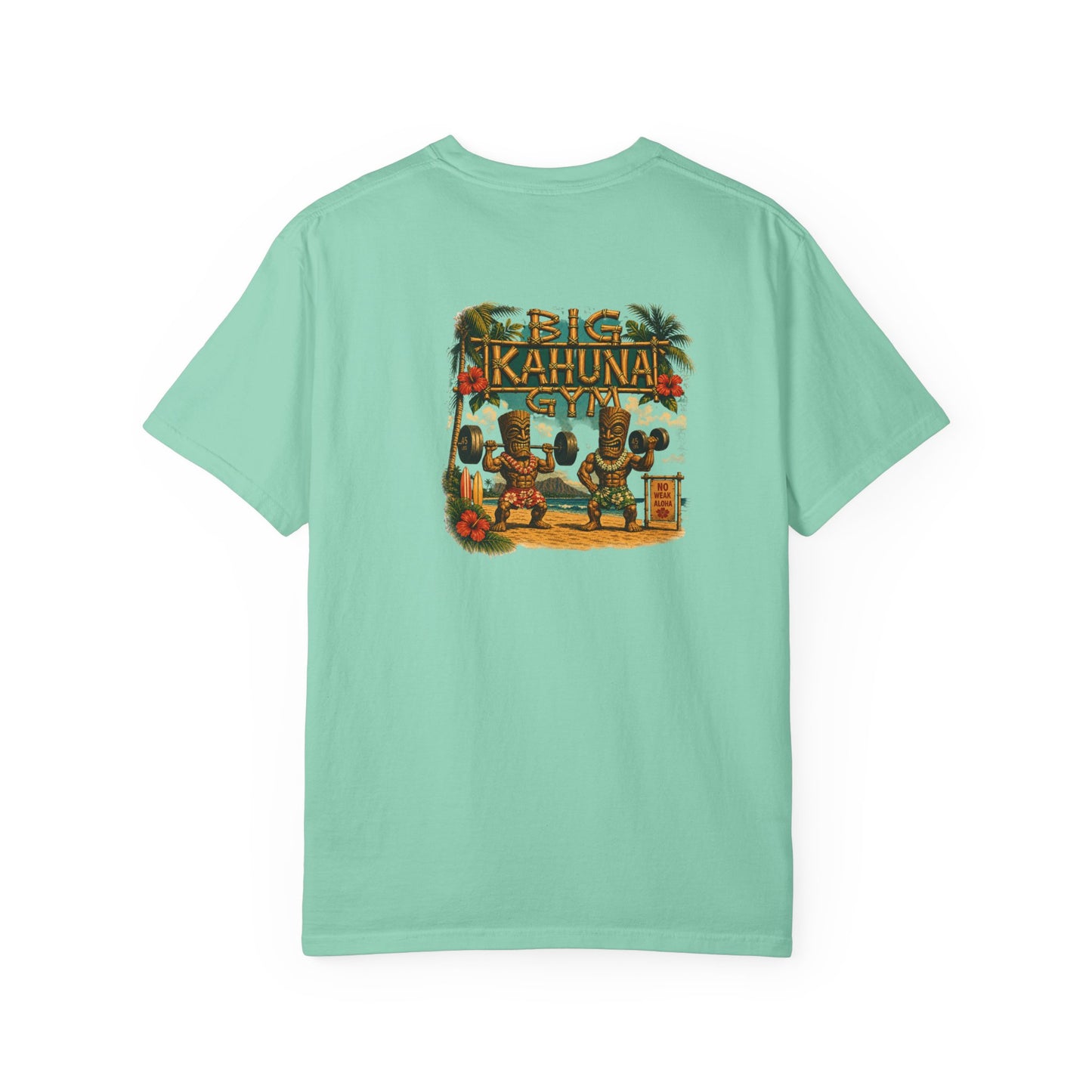 Weightlifting Tiki Beach T-Shirt — Show Your Guns Gym & Casual Tee