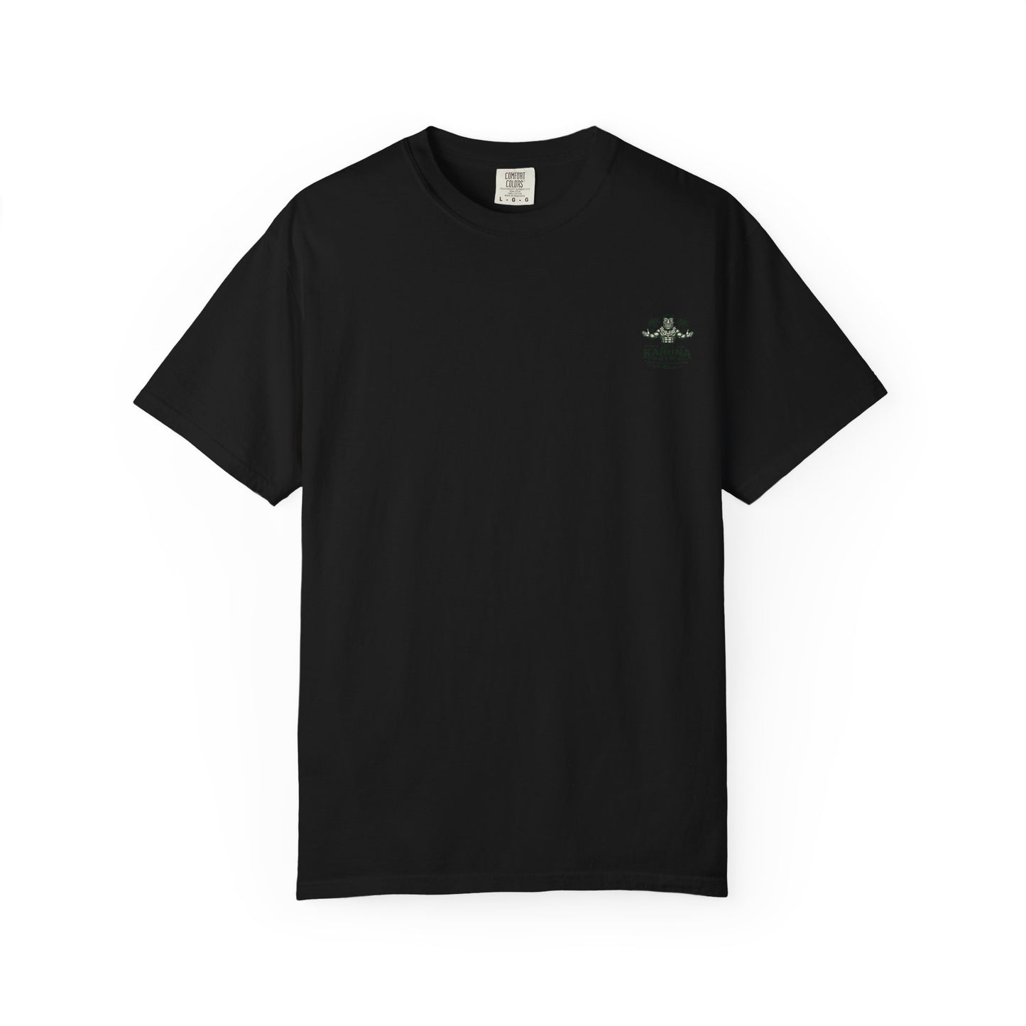 T-Shirt — "Curling Your Life Away in Paradise" Tiki Beach Workout Tee