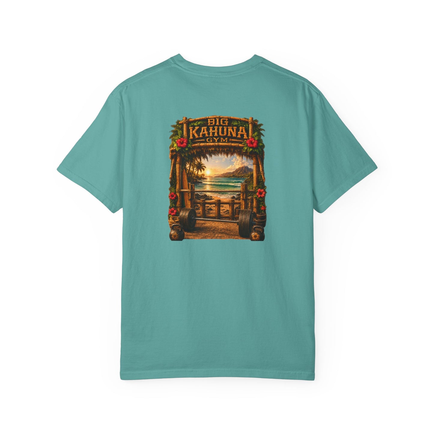 Tropical Gym Vibes T-Shirt — "The Gym Is Calling"