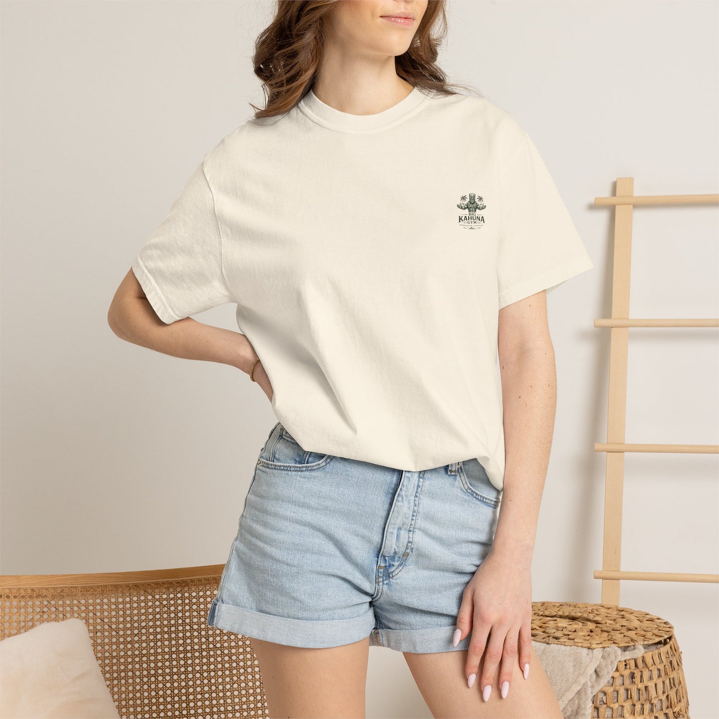 Island Time Yoga T-Shirt — "Big Kahuna" Gym Style, Relaxed Vibe