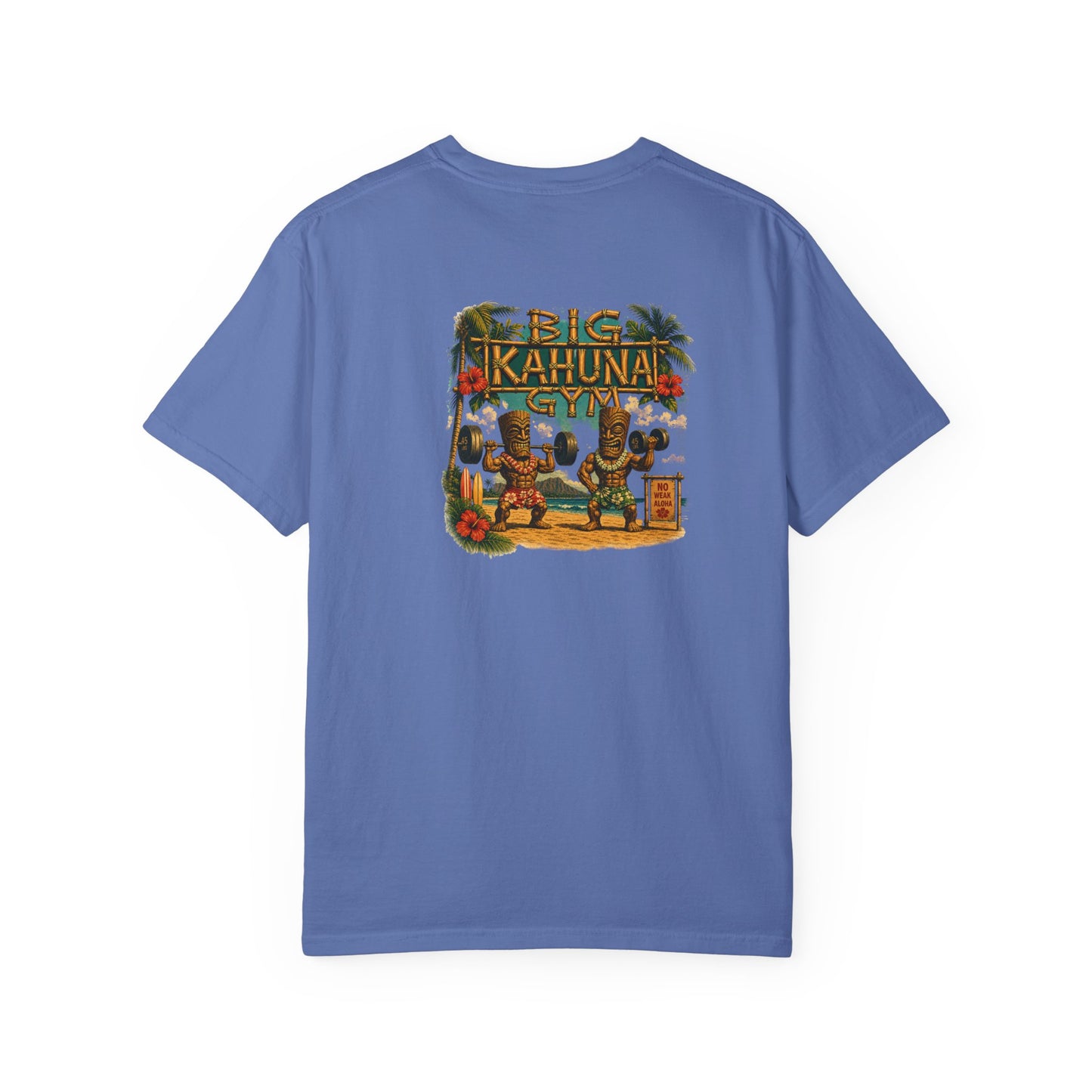 Weightlifting Tiki Beach T-Shirt — Show Your Guns Gym & Casual Tee