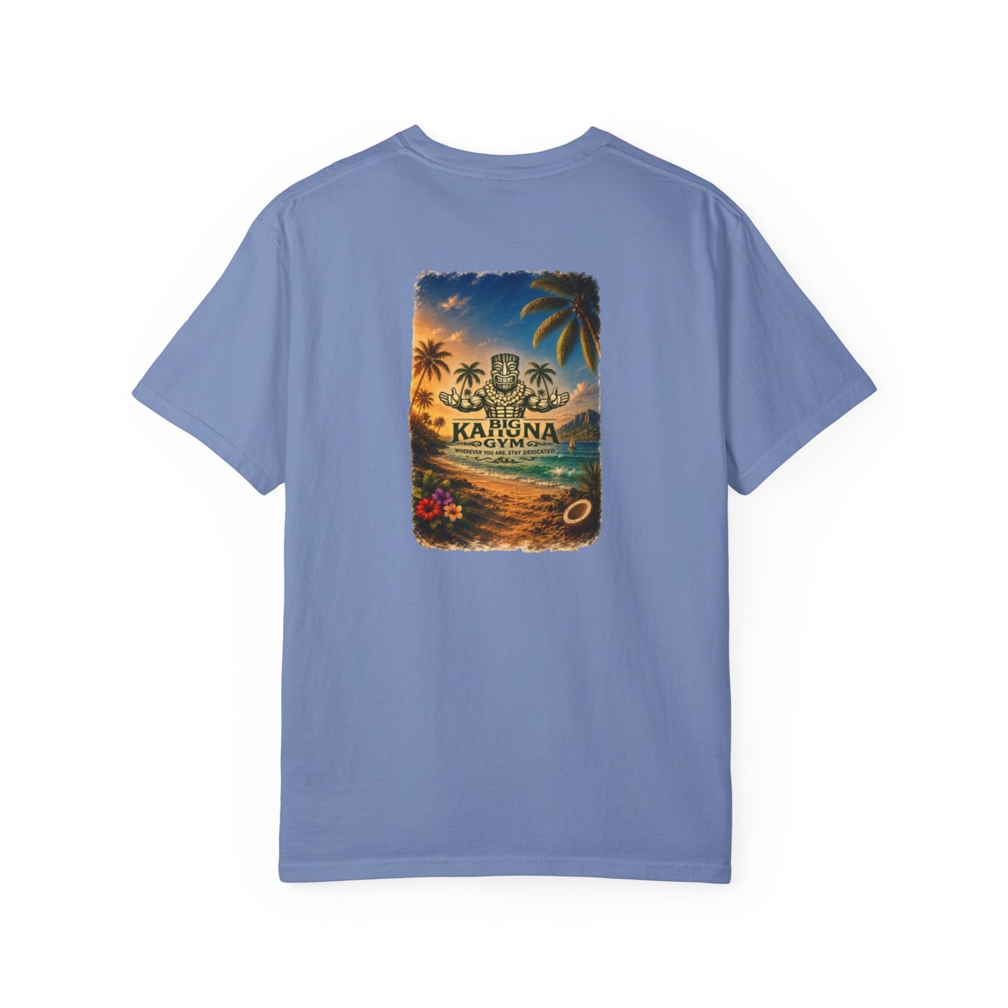 Big Kahuna Gym Beach Logo T-Shirt — Gym & Coffee Shop Casual