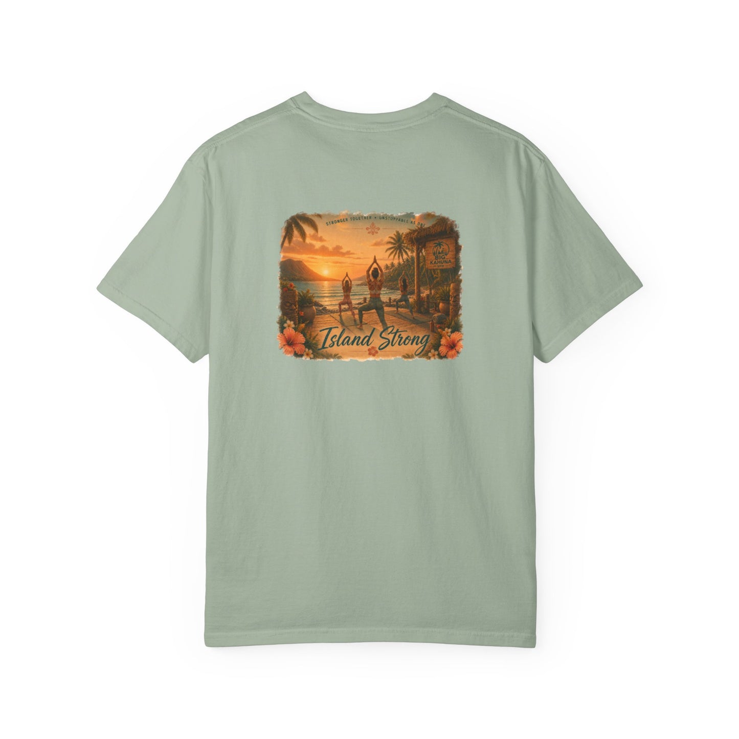 Island Time Yoga T-Shirt — "Big Kahuna" Gym Style, Relaxed Vibe